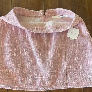 Altar'd State Pink Textured Crop Top